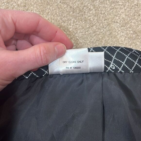 Mary McFadden Collection Vintage Maxi Floral Geometric Print Skirt Size 18 - Picture 11 of 11